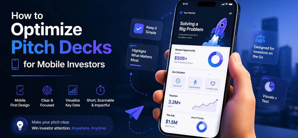 How to Optimize Pitch Decks for Mobile Investors
