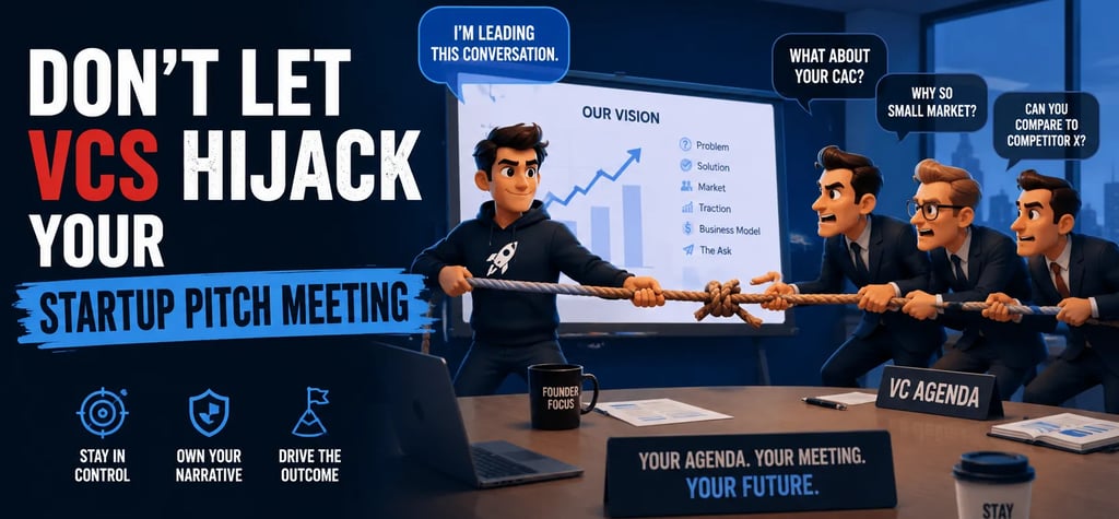 Don't Let VCs Hijack Your Startup Pitch Meeting