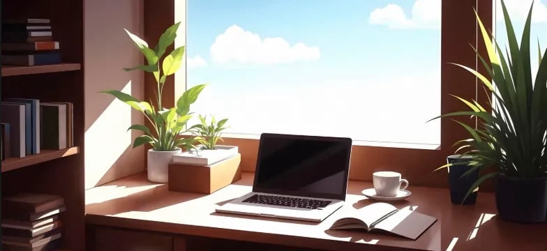 Home office produtivo e organizado — como trabalhar bem em casa