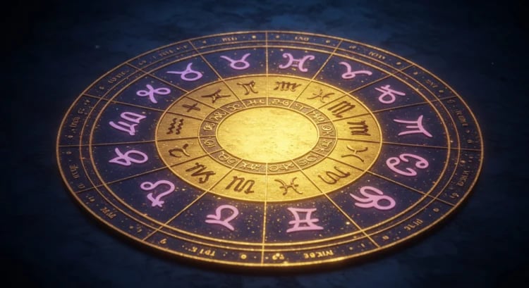 imagem do calendário babilônico representando os signos.