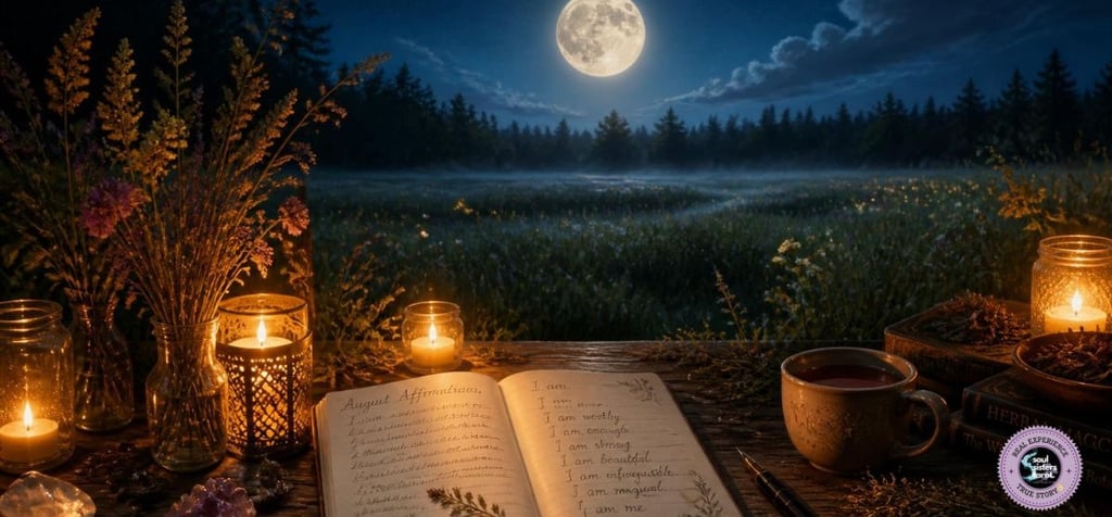 Sturgeon Moon Affirmations Soul Sisters Tarot