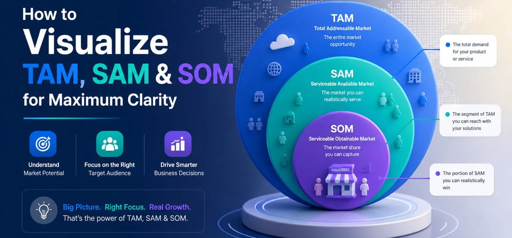 How to Visualize TAM, SAM & SOM for Maximum Clarity