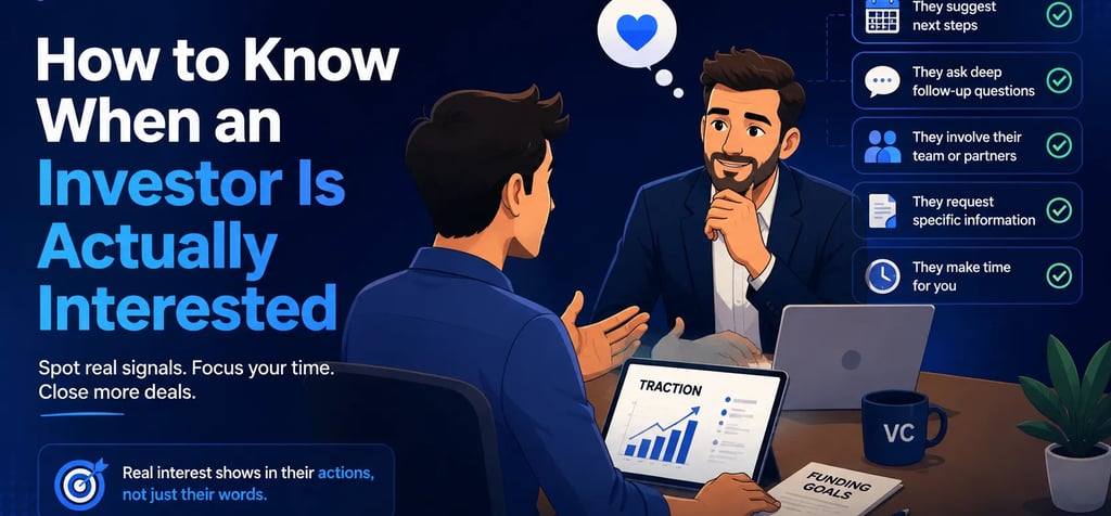 How to Know When an Investor Is Actually Interested