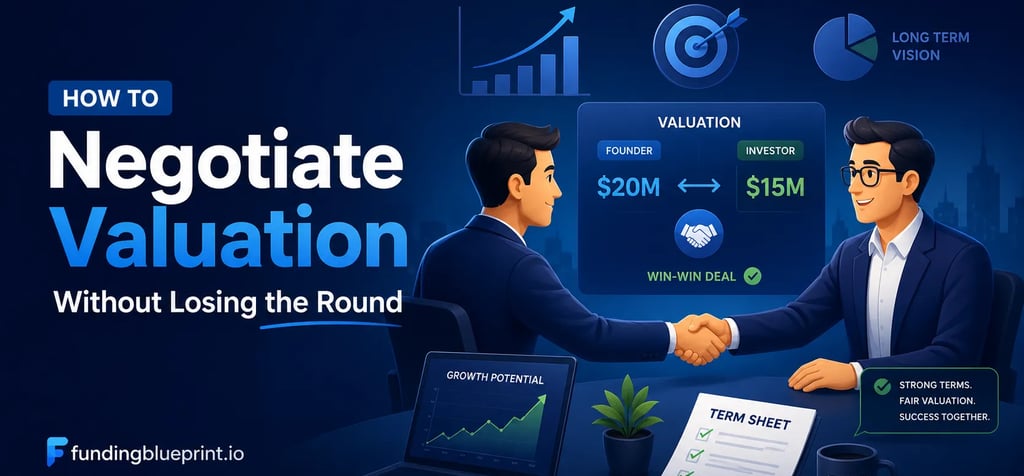 How to Negotiate Valuation Without Losing the Round