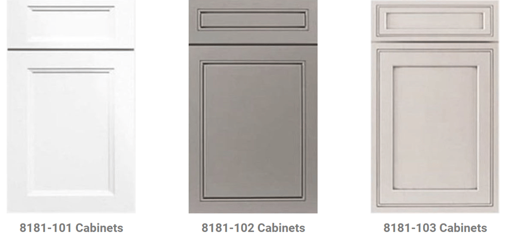 a variety of kitchen cabinets and cabinets