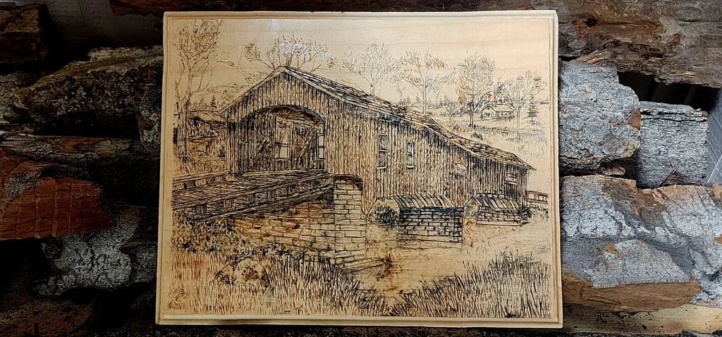 Pyrography by Guy Mattison
