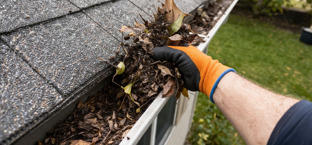 Gutter Cleaning with Leaf Removal Spring Hill, FL
