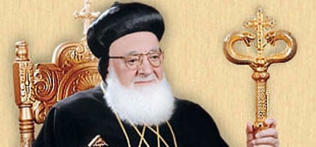 a man with a white beard and a white beard