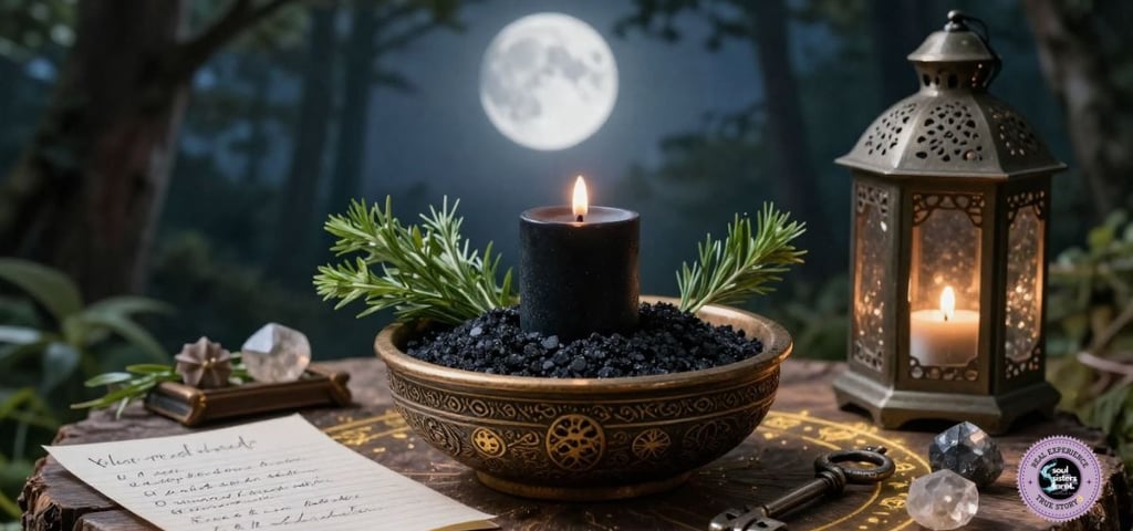 Black Salt Protection Ritual Soul Sisters Tarot