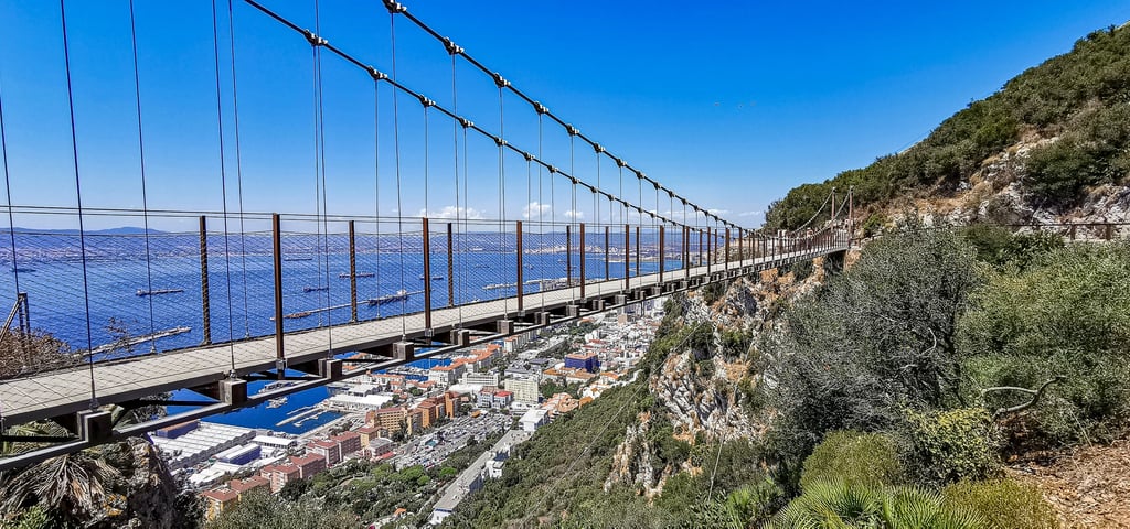 Gibraltar Windsor Suspension bridge