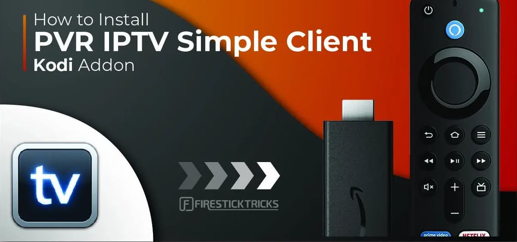 how to install iptv on kodi PVR client