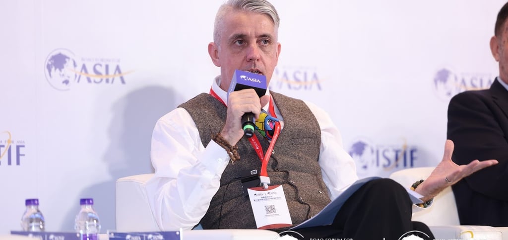 a man in a vest and tie dye dye dye dye dye dye dye dye dye