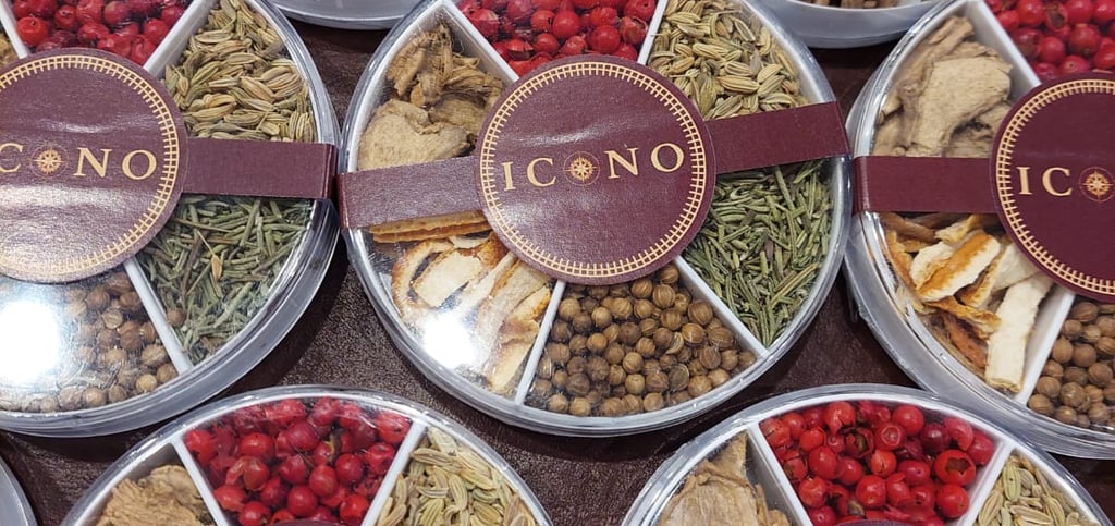Ruedas de botánicos ICONO para Gin Tonic, calidad premium