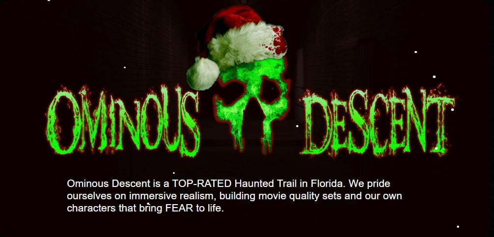 Ominous Descent Haunted Christmas Trail