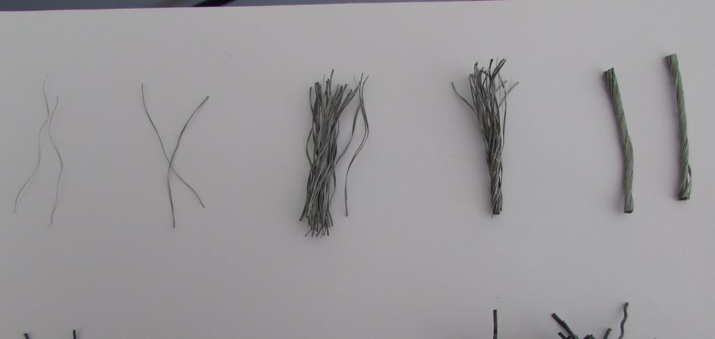 Macrofibra flexível para concreto