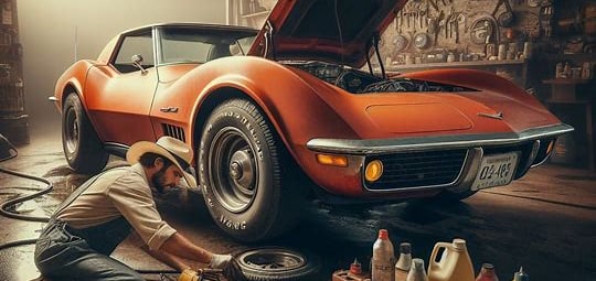 1972 corvette oil change