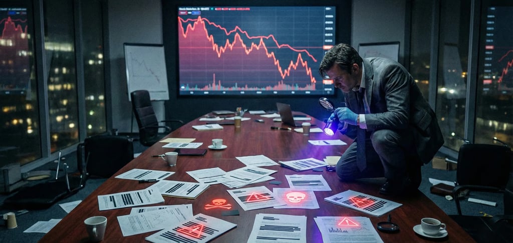 Investigating fundraising failure and common red flags.