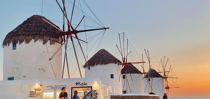 Les moulins de Mykonos