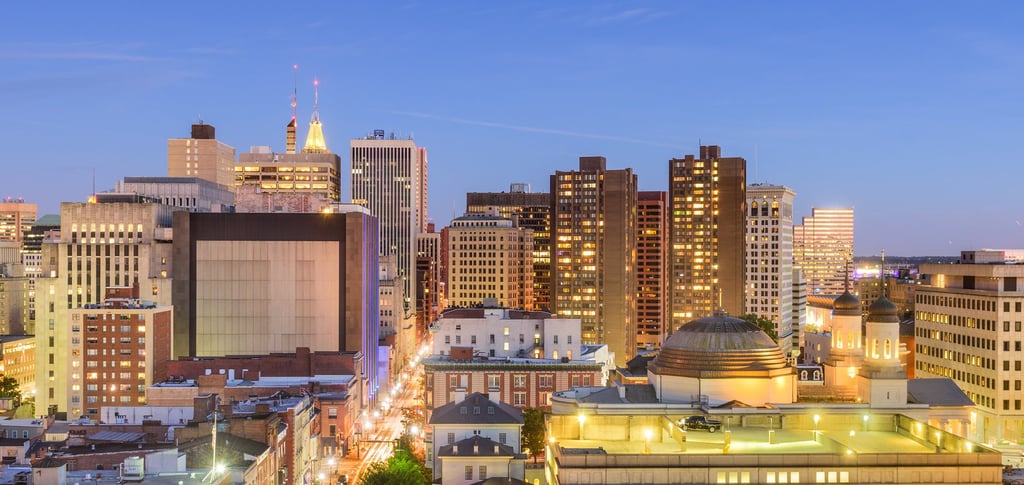 Baltimore city center, Maryland , USA 