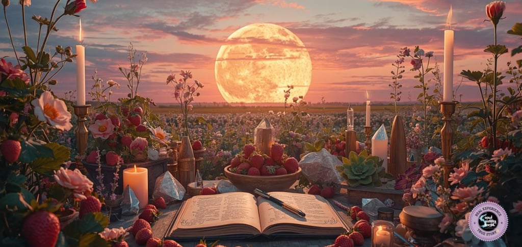 Strawberry Moon Manifestation Signs Soul Sisters Tarot