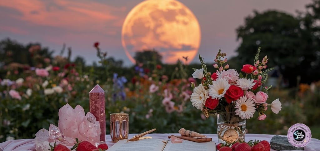 Strawberry Moon Self-Love Ritual Soul Sisters Tarot