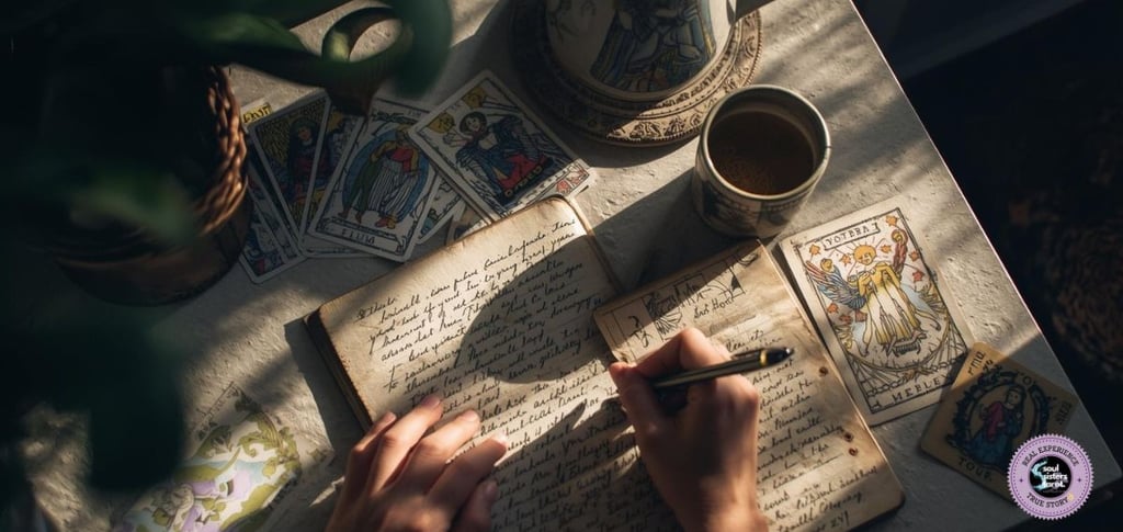 Taro päeviku pidamine Soul Sisters Tarot