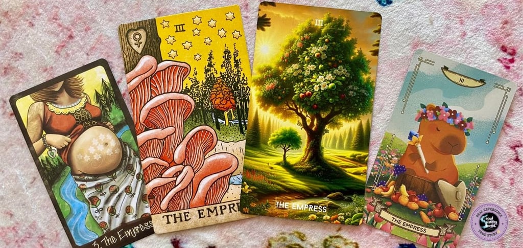 Kui Maasikakuu oleks taro kaart, siis oleks see Keisrinna Soul Sisters Tarot