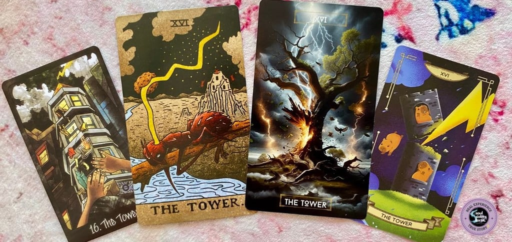 Kui Saturni tagasitulek oleks taro kaart, siis oleks see Torn Soul Sisters Tarot
