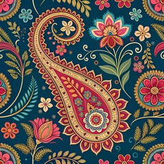 a paisley paisley paisley fabric with a paisley paisley pattern
