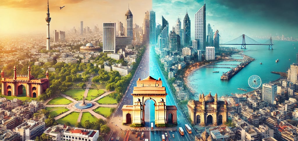 Delhi vs Mumbai.