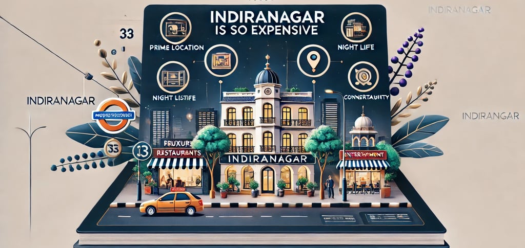 why indiranagar is expensive