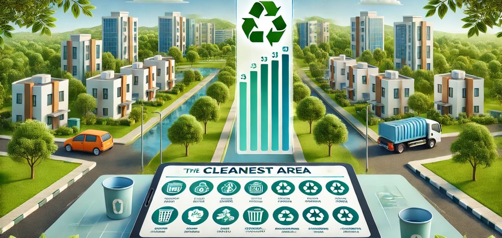bangalore cleanest area