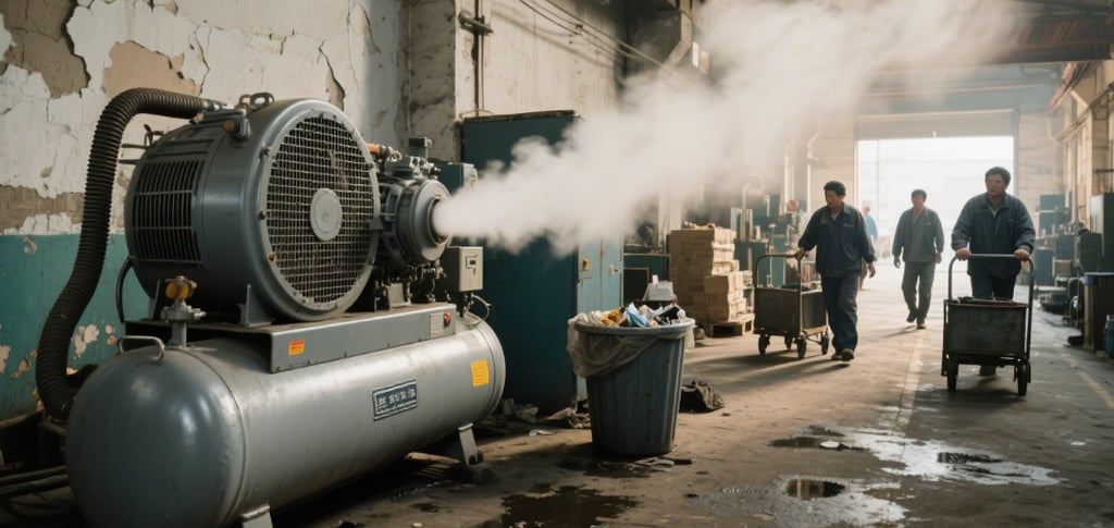 using air compressor during the summer