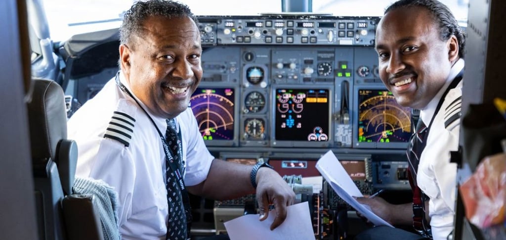 Piloto de avión mayor