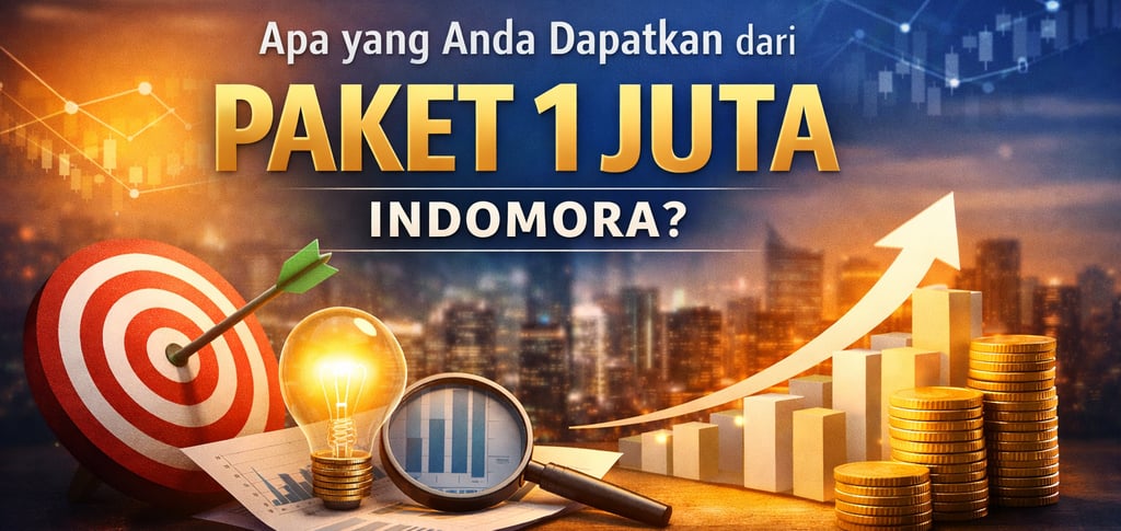 poto ilustrasi indomora di paket 1 juta