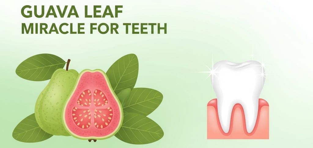 अमरूद पत्तों से बने मोरिन आधारित हर्बल उपचार द्वारा मसूड़ों की बीमारी का प्राकृतिक इलाज