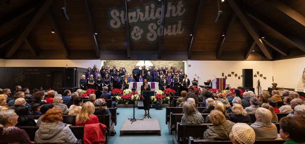 2025 Valley Soul Gospel Choir on stage