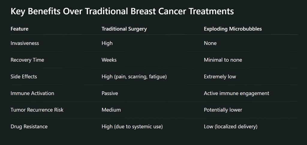 Key Benefits Over Traditional Breast Cancer Treatments