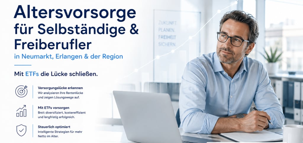 Altersvorsorge Selbständige Neumarkt & Erlangen | May-Finanz