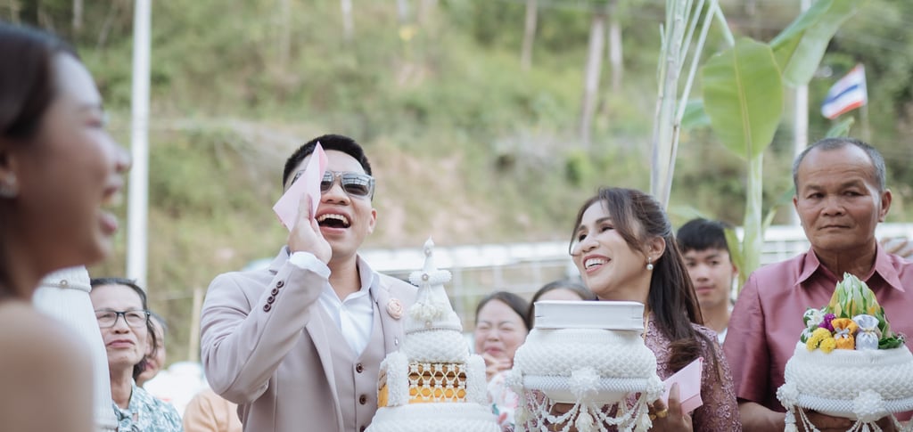 บรรยากาศงานหมั้น