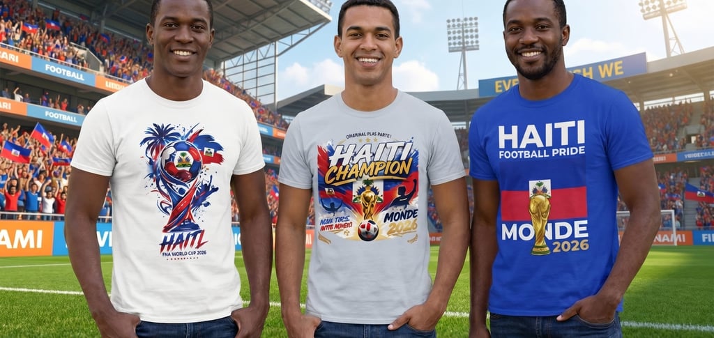 Haiti Fan Apparel, Caribbean Pride Shirt, Haiti Soccer Fan Shirt, Football Fan Shirt 2026, Alex Shop