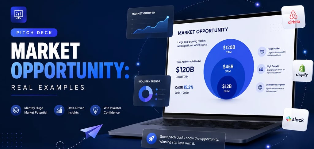 Pitch Deck Market Opportunity: Real Examples