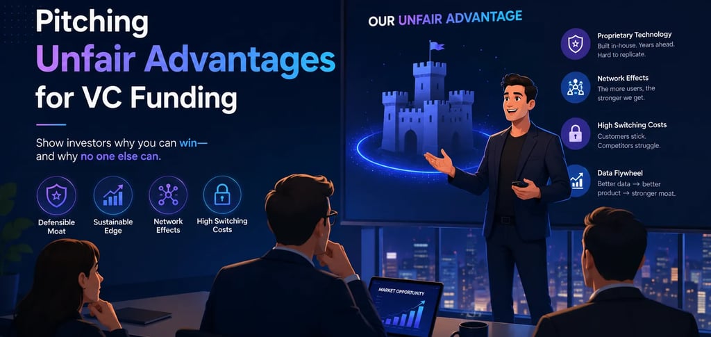 Pitching Unfair Advantages for VC Funding