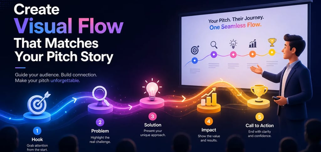 Create Visual Flow That Matches Your Pitch Story