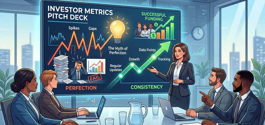 Investor Metrics Pitch Deck: Why Consistency Beats Perfection