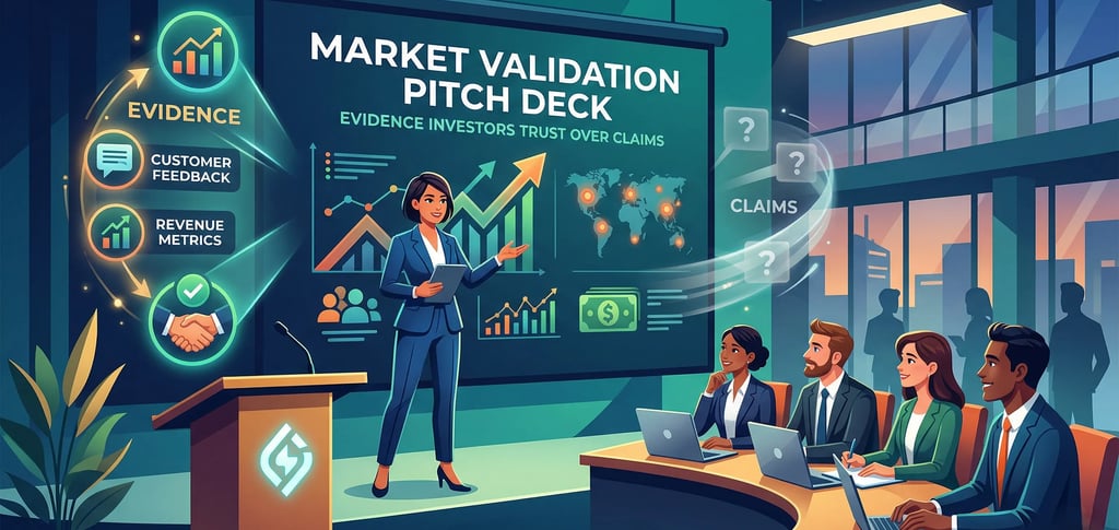 Market Validation Pitch Deck: Evidence Investors Trust Over Claims
