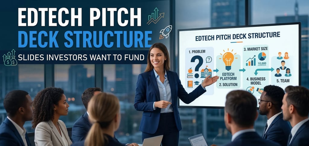 EdTech Pitch Deck Structure: Slides Investors Want to Fund