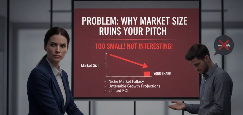 Pitch Deck Problem Slide: Why Market Size Ruins Your Pitch