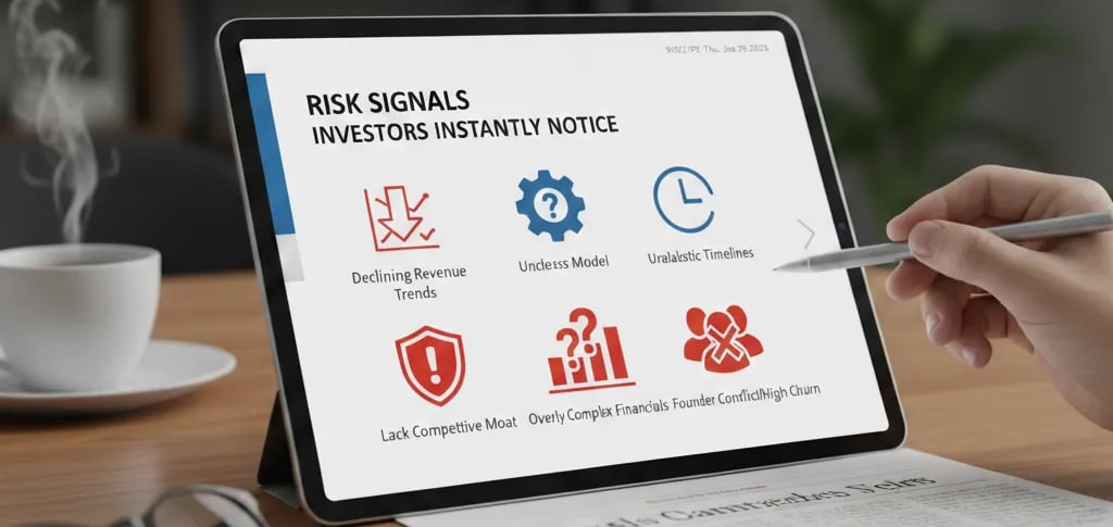 Risk Signals Investors Instantly Notice in Decks