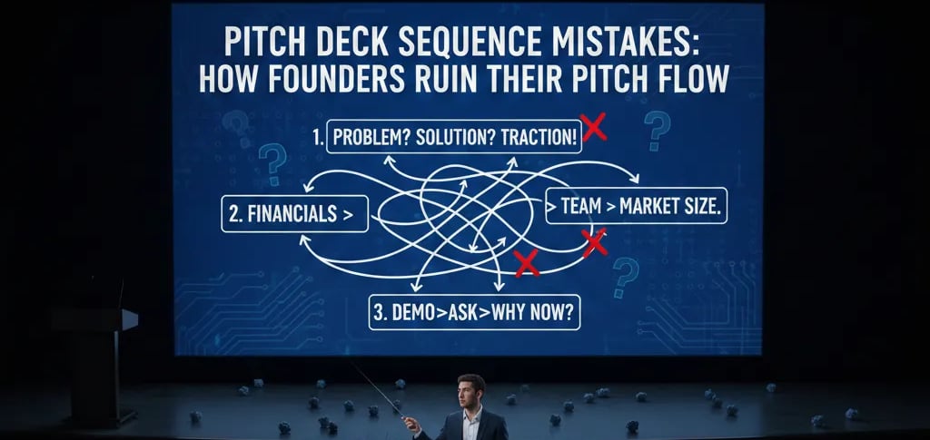 Pitch Deck Sequence Mistakes: How Founders Ruin Their Pitch Flow